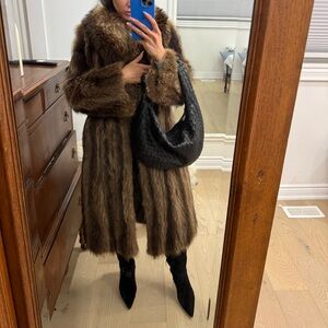 Fur coat raccoon